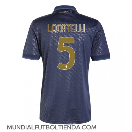 Camiseta Juventus Manuel Locatelli #5 Tercera Equipación Replica 2024-25 mangas cortas